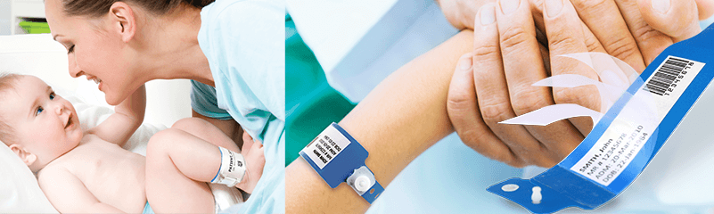 Braccialetti con protezione adesiva 