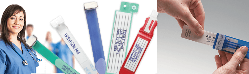 Braccialetti a inserimento di targhette