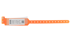 Braccialetti Sentry LabelBand con pellicola di protezione adesiva - Modello Adulto