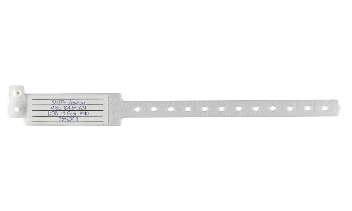 Braccialetti per Inserimento di Targhette Veri-Color - Modello Adulto/Pediatrico