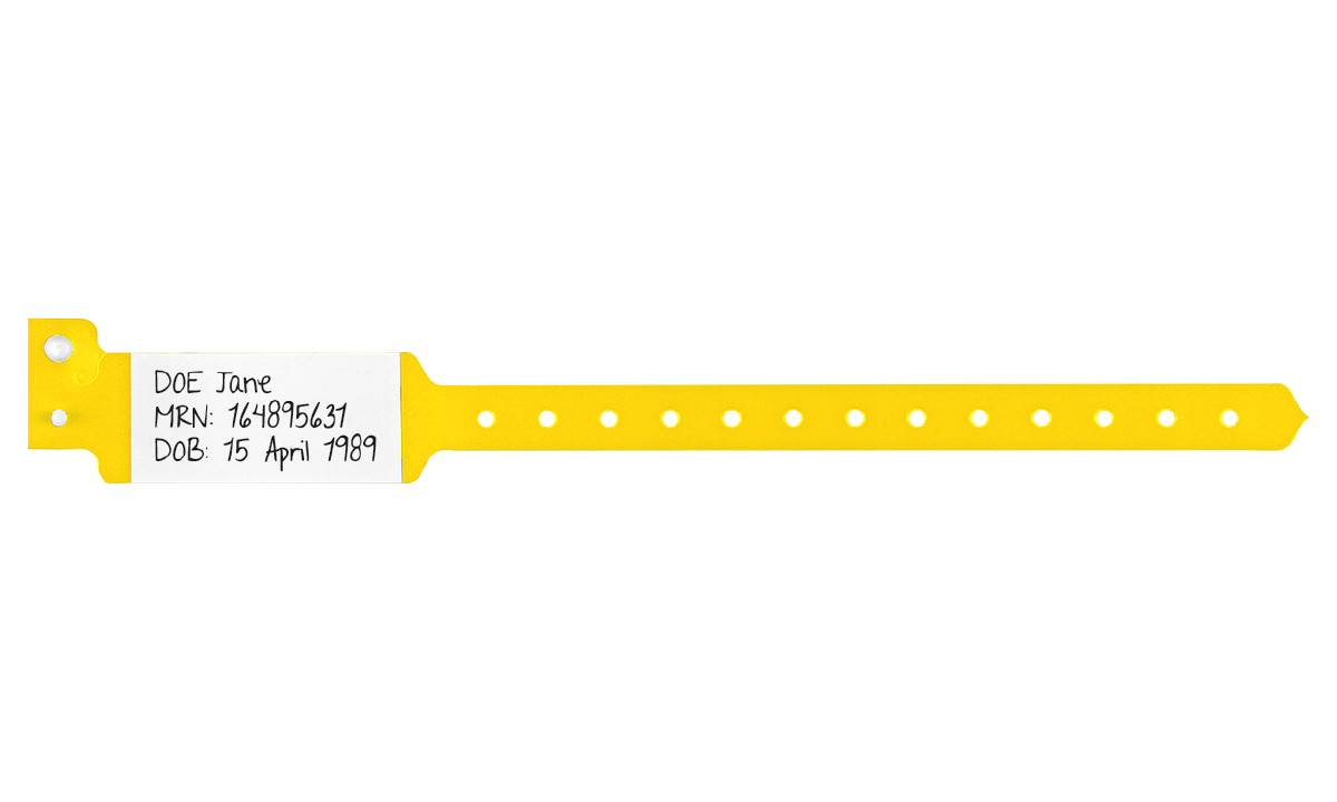 Braccialetti a scrittura diretta Sentry Superband - Modello Adulto/Pediatrico