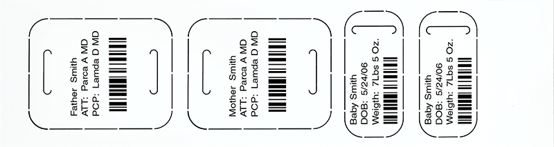 Cartellini Termici con Codice a Barre Precision® 7600-11-PDL