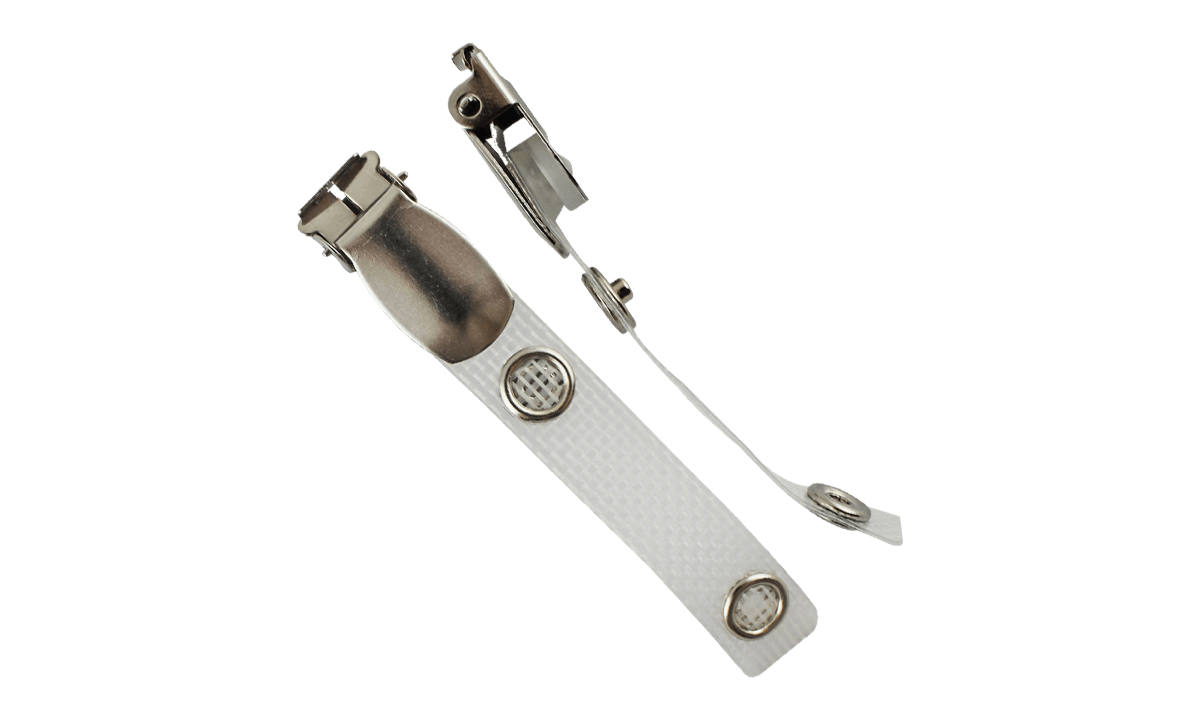 Clip a coccodrillo in nylon modellato