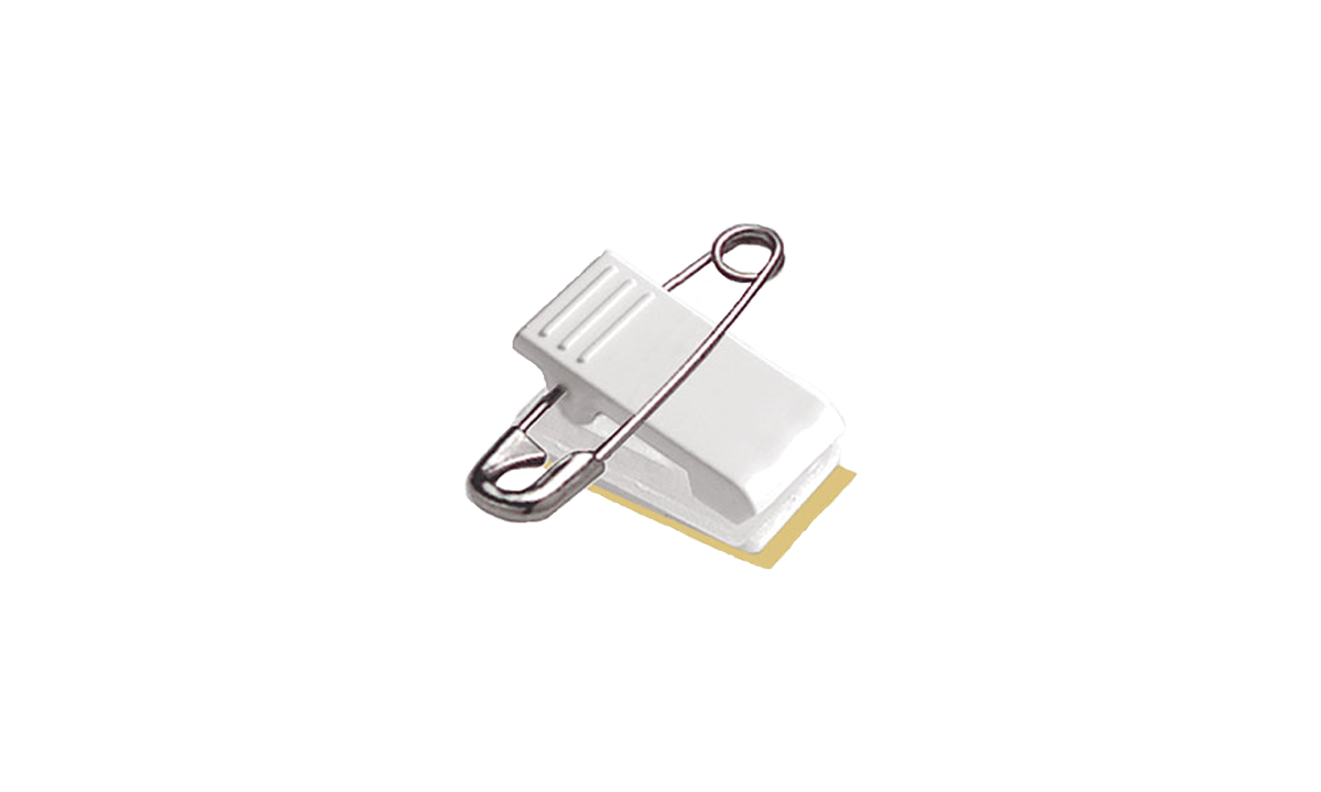 Combinato spilla/clip con nastro in schiuma