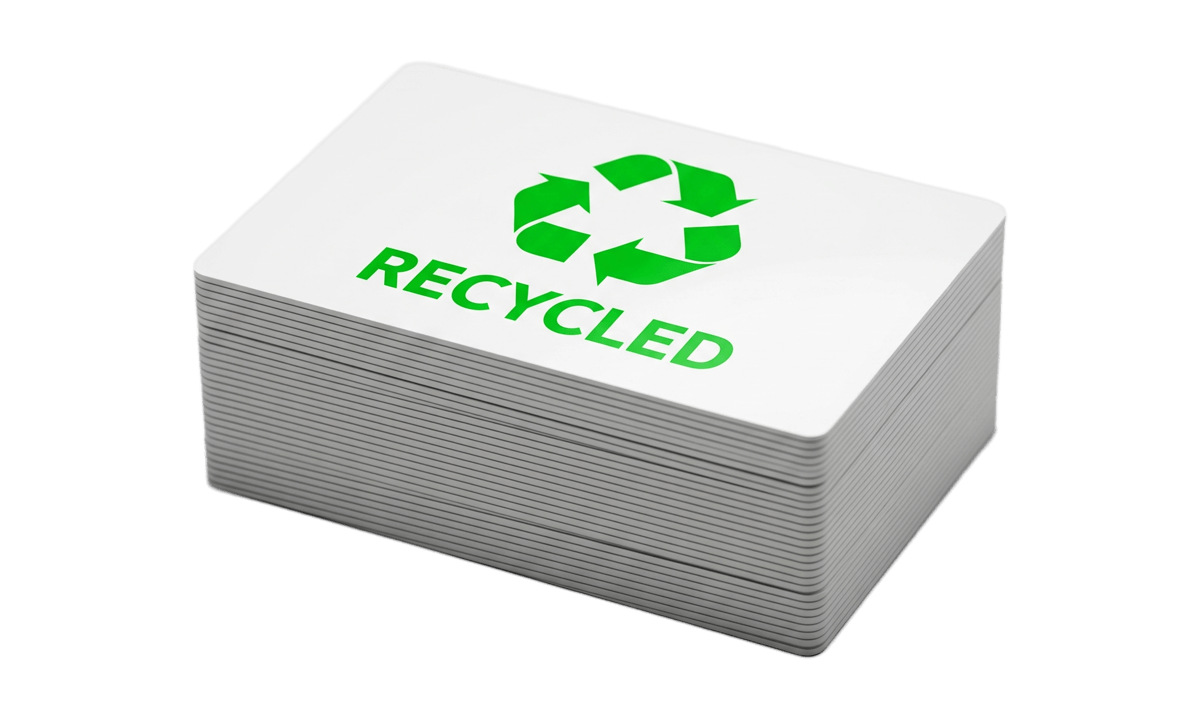 Tessera Eco bianca non personalizzata