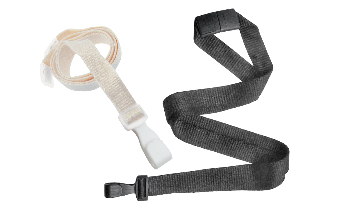Laccetti di bambù di 15 mm con clip di sicurezza e gancio in plastica