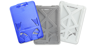 Portabadge B-Holder Verticale per tre tessere con dispositivo di scorrimento