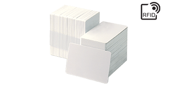 Tessera non personalizzata in PVC bianco - 750 mic