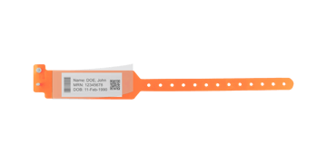 Braccialetti Sentry LabelBand con pellicola di protezione adesiva - Modello Adulto