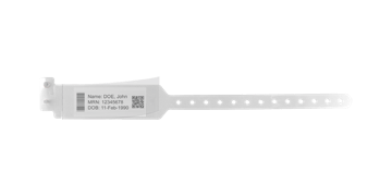 Braccialetti Sentry LabelBand con pellicola di protezione adesiva - Modello Adulto/Pediatrico XL