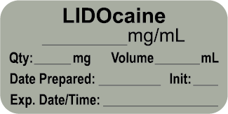 Lidocaïne